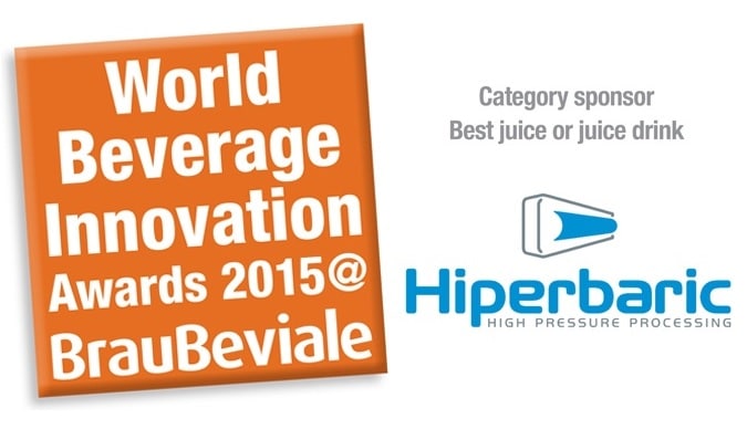 Sponsorship Best Juice World Beverage Innovation Awards 2015