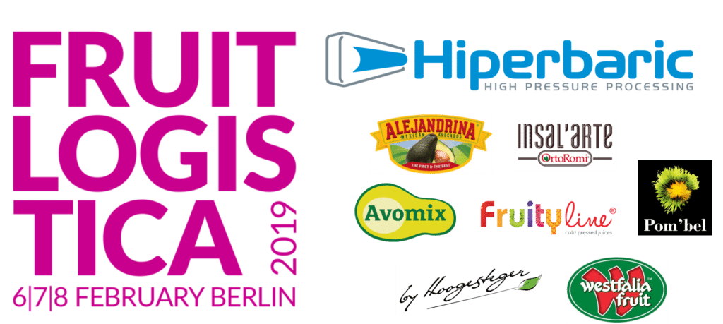 Hiperbaric and their customers attending Fruit Logistica 2019