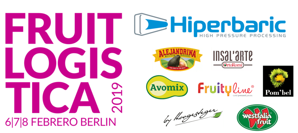 Clientes de Hiperbaric en Fruit Logistica 2019