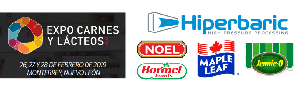 Clientes de la tecnología HPP en Expo Carnes y Lácteos 2019 Clientes de Hiperbaric en Expo Carnes y Lácteos 2019