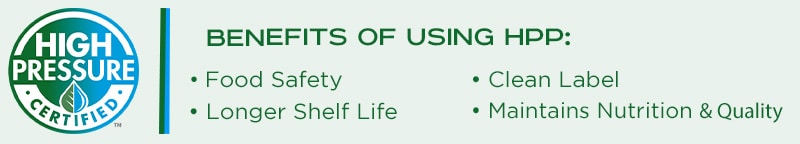  Cold Pressure is the seal of quality that certifies the use of HPP in food