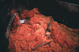 Figure 7. Mixing phase in the meat processing line.