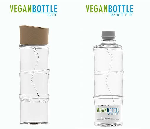 "Botella vegana" biodegradable de Lyspackaging "Botella vegana" biodegradable de Lyspackaging