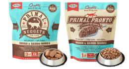 HPP Frozen raw pet food of Primal company