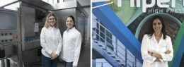 Margarida Rodrigues, an expert in Industrial Biotechnology, and Patricia López, specializing in Food Technology, are the latest two STEM women to join the company. Ángeles Ruiz is part of Hiperbaric's delegation in Miami.  
