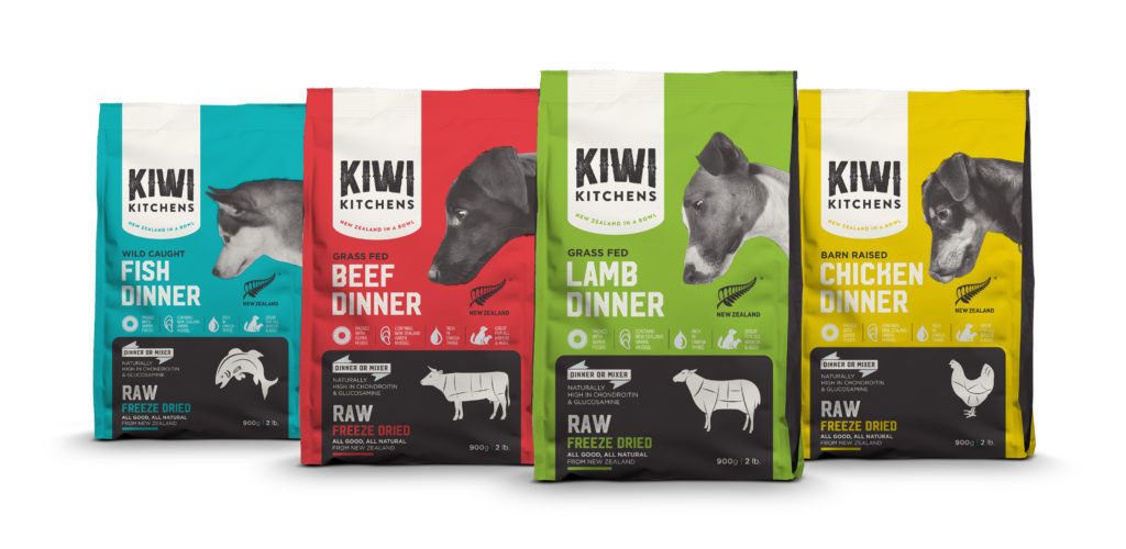 Alimentos para mascotas HPP de la compañia Kiwi Kitchens