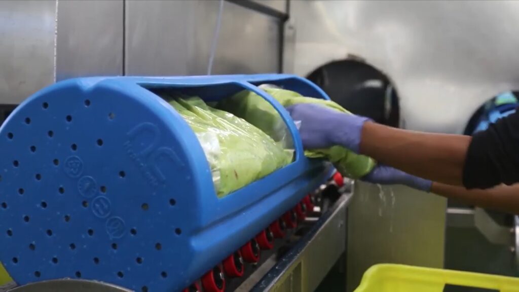 Productos de guacamole HPP después del proceso de altas presiones en los equipos de Hiperbaric.