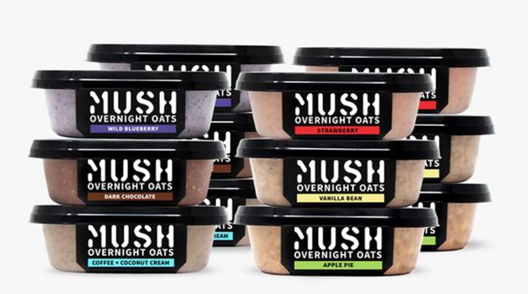 Mush aperitivos Figura 4. Gama de avena nocturna de Mush