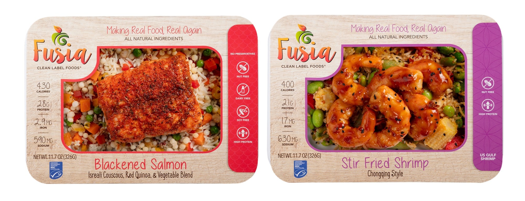 Fig. 2. HPP ready-to-eat dishes by Fusia Foods.