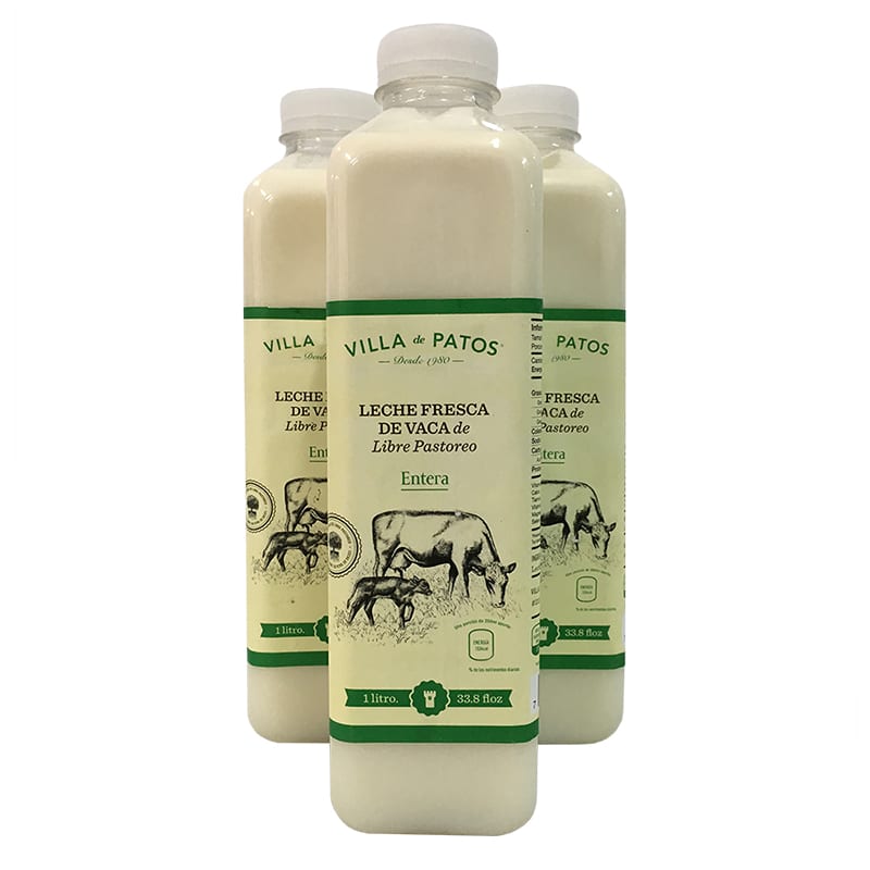 Lácteos Imagen 3. Leche fresca con tecnología HPP Hiperbaric Villa de Patos de México.