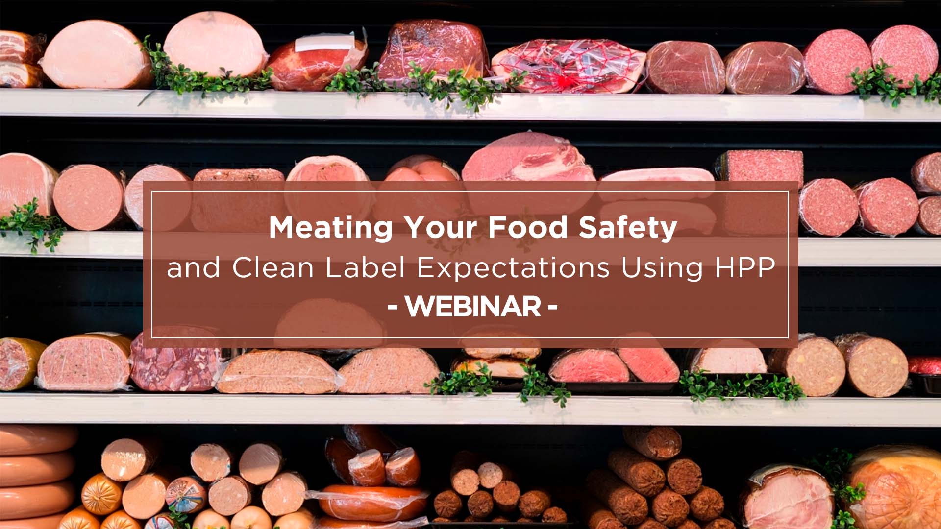 HPP for meat products webinar