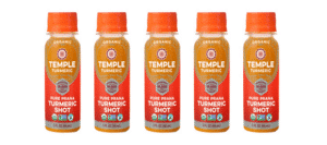 Image 2. HPP shots from the american brand Temple Turmeric
