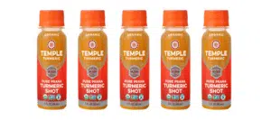 Image 2. HPP shots from the american brand Temple Turmeric