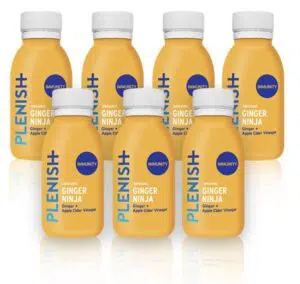 Multipack of 7 shots containers of Plenish
