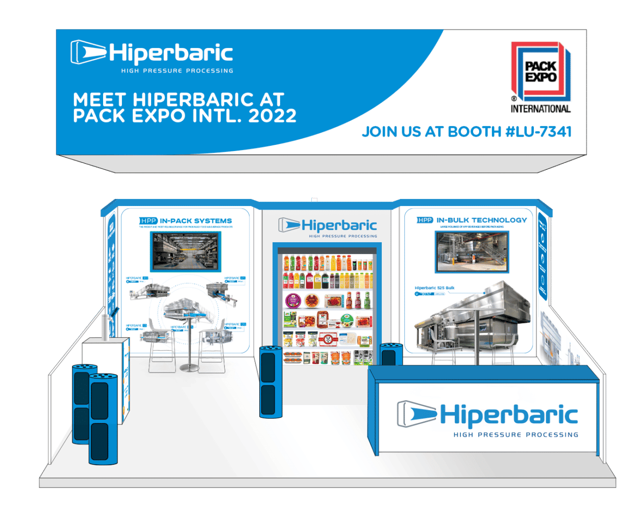Hiperbaric Showcases HPP InPack and Bulk Equipment at PACK EXPO