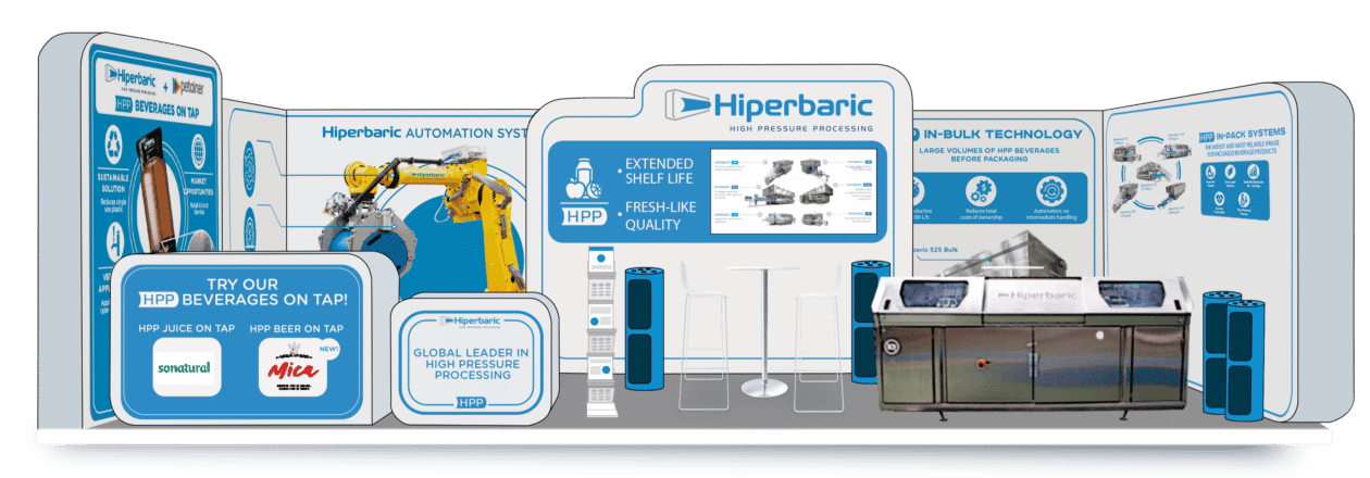 Hiperbaric will present numerous HPP innovations at Drinktec - Hiperbaric