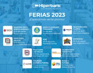 Proximas ferias de Hiperbaric en 2023