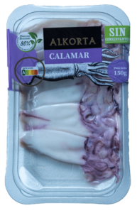 Commercial example of HPP raw squid by Bacalaos Alkorta. Commercial example of HPP raw squid by Bacalaos Alkorta.