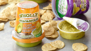 Guacamole HPP de Wholly Guacamolly (Fresherized Foods) en formato snack