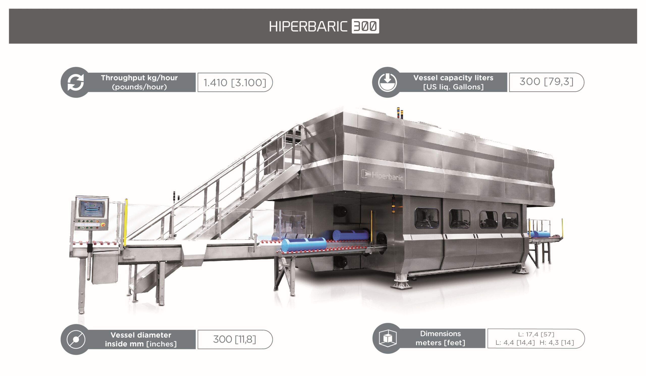 Máquina Hiperbaric 300